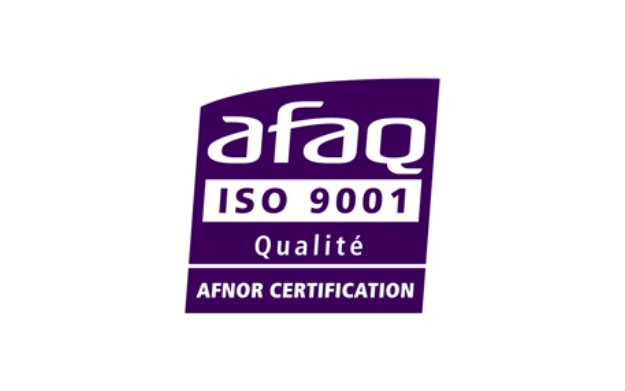 Logo AFAQ ISO 9001 Qualité — AFNOR Certification.