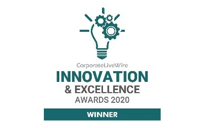 Logo Corporate LiveWire Innovation & Excellence Awards 2020, Winner.